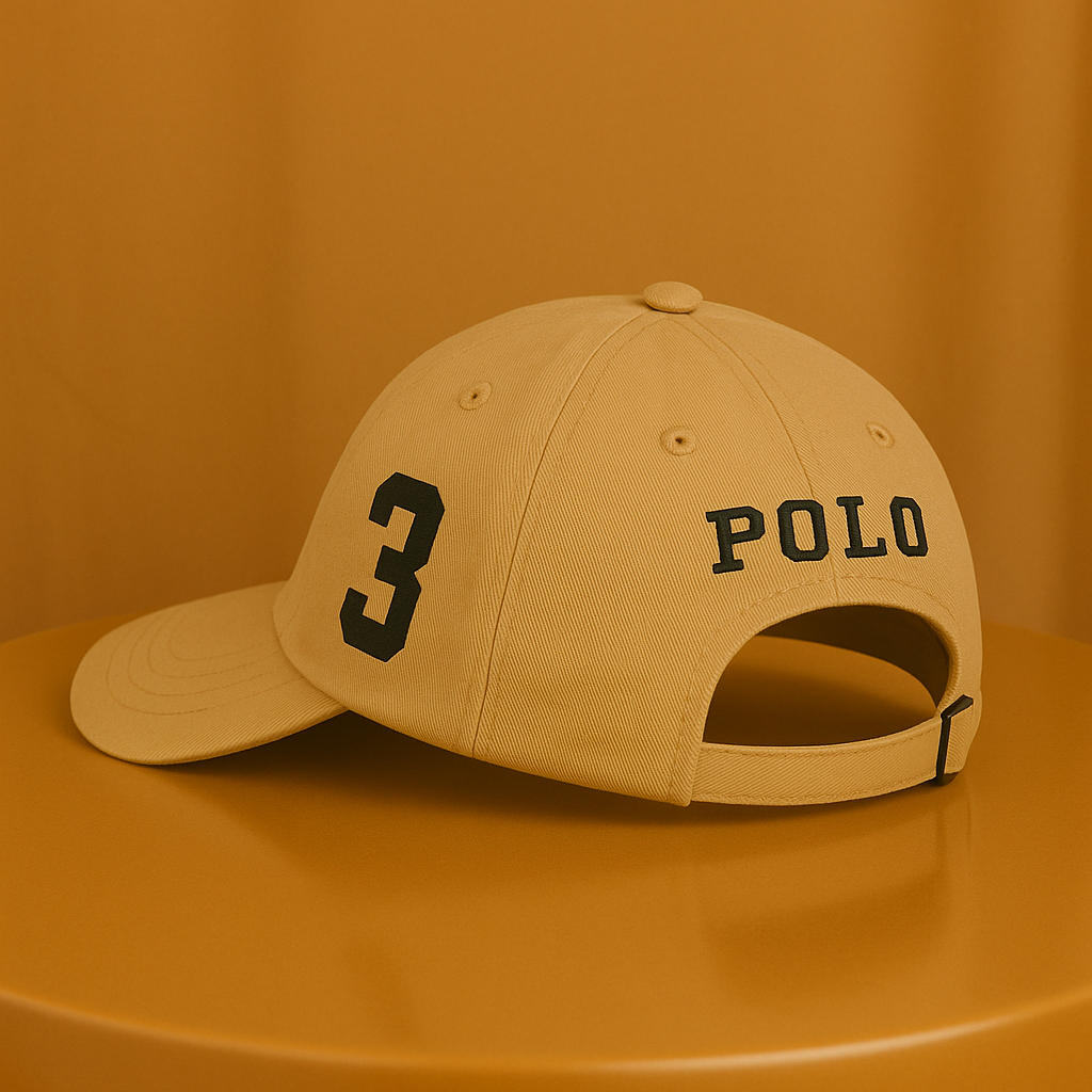 Polo Style Baseball Cap (camel)