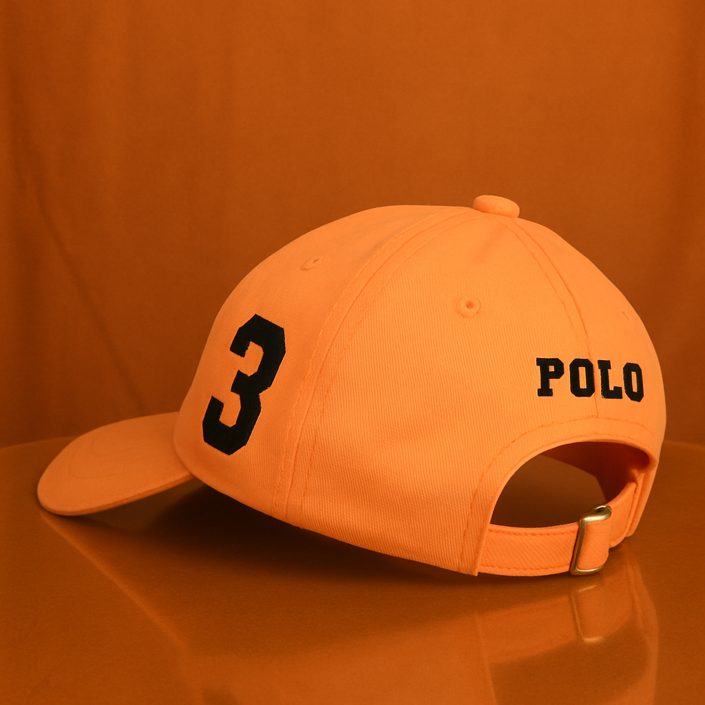 Polo Style Baseball Cap (PEACH)