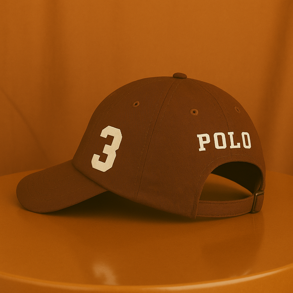 Polo Style Baseball Cap (Brown)