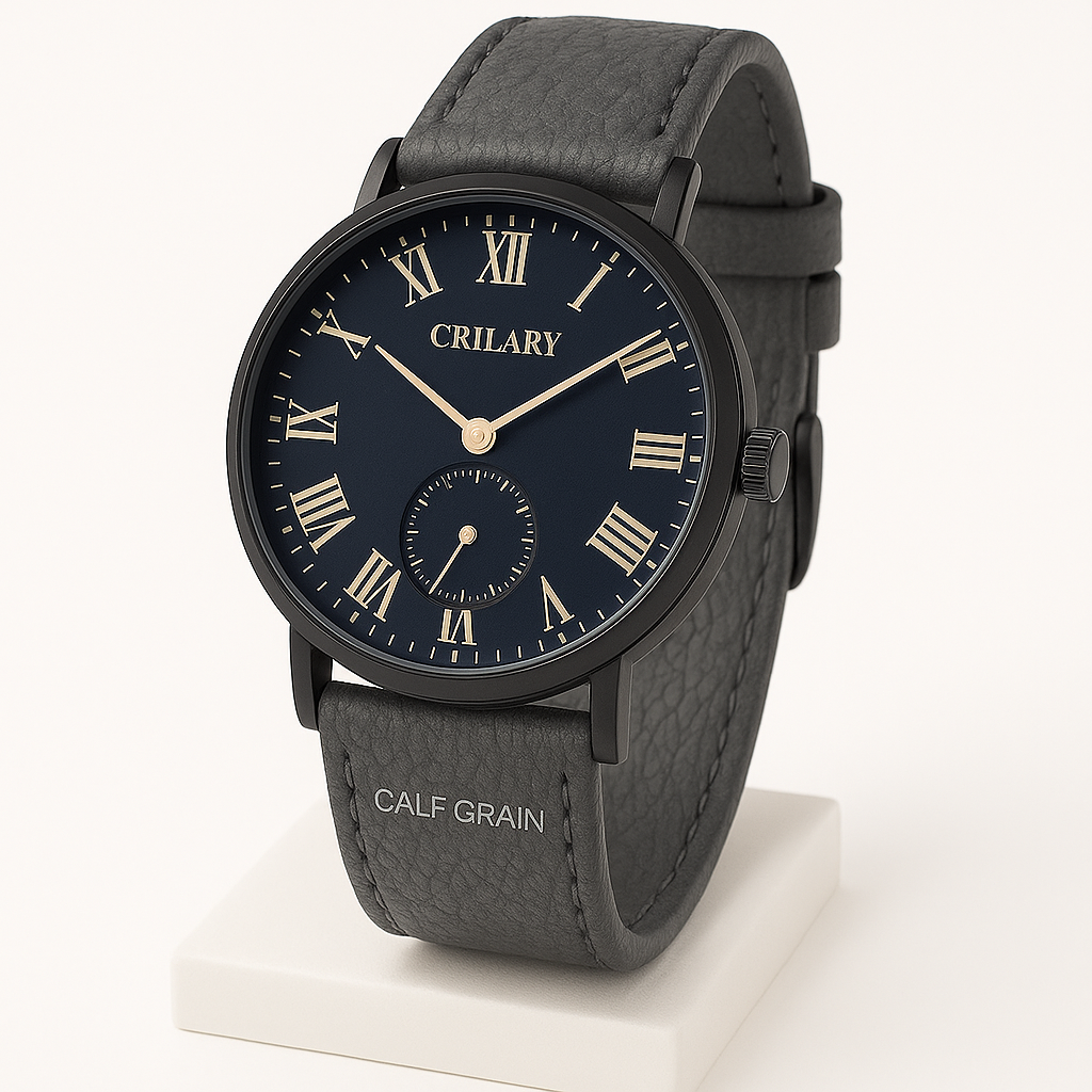 XENLEX Classic Roman Dial Wristwatch – Grey