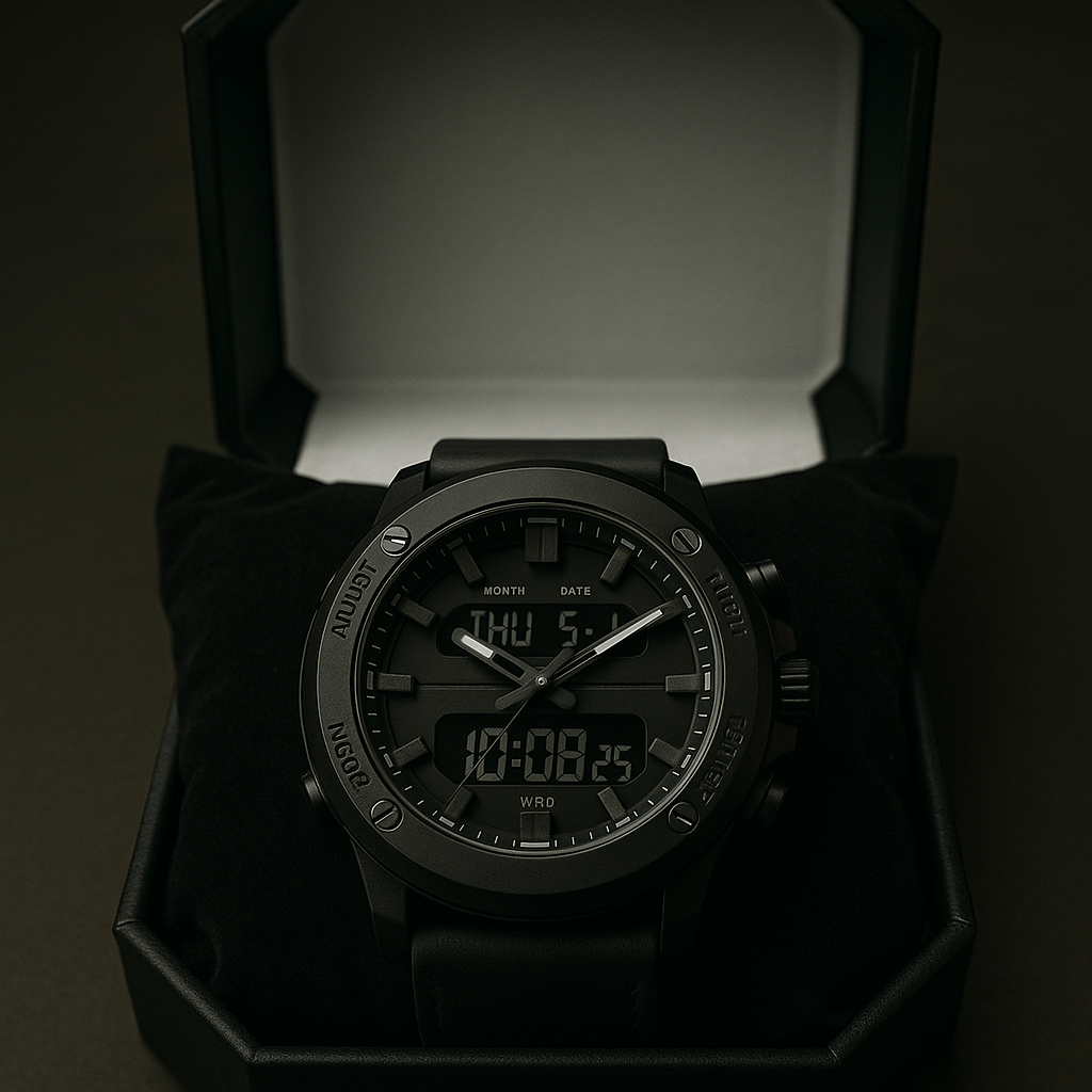 Edifice Casio Branded Watch (Black)