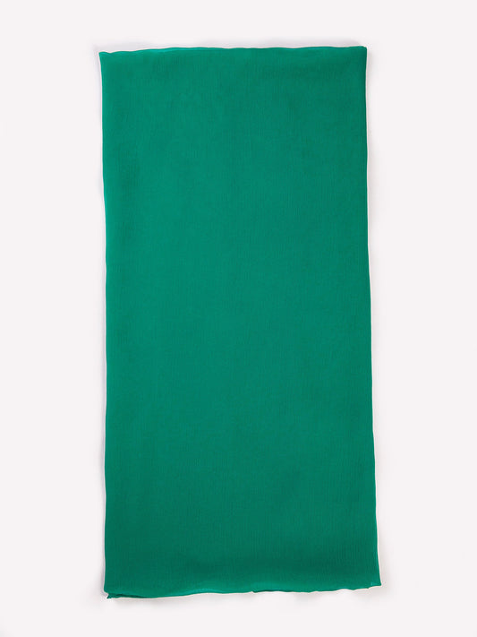 Chiffon Dupatta - Dark Green