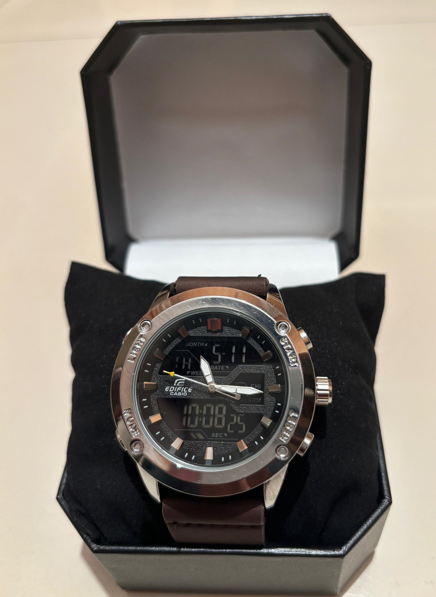 Edifice Casio Branded Watch (Brown)