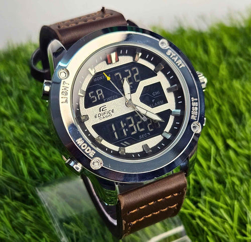 Edifice Casio Branded Watch (Brown)