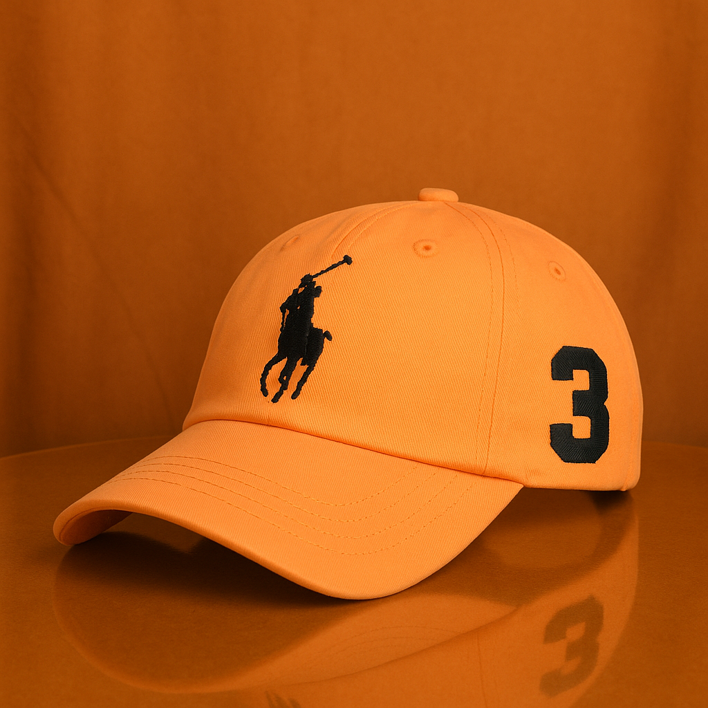 Polo Style Baseball Cap (PEACH)