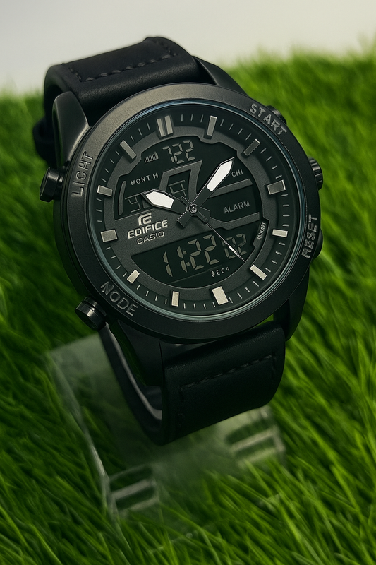 Edifice Casio Branded Watch (Black)
