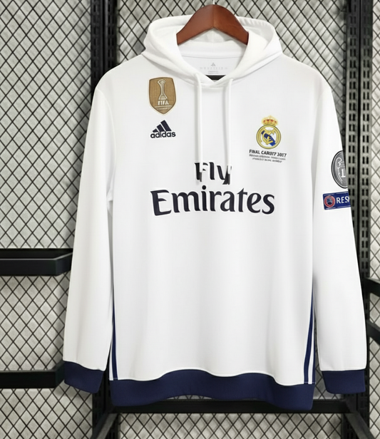 Real madrid-inspired Hoodie(your name your logo)