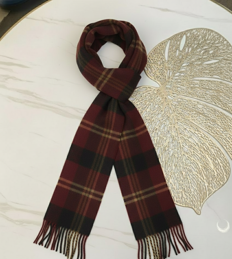 CLASSIC MUFFLER -Tartan pattern