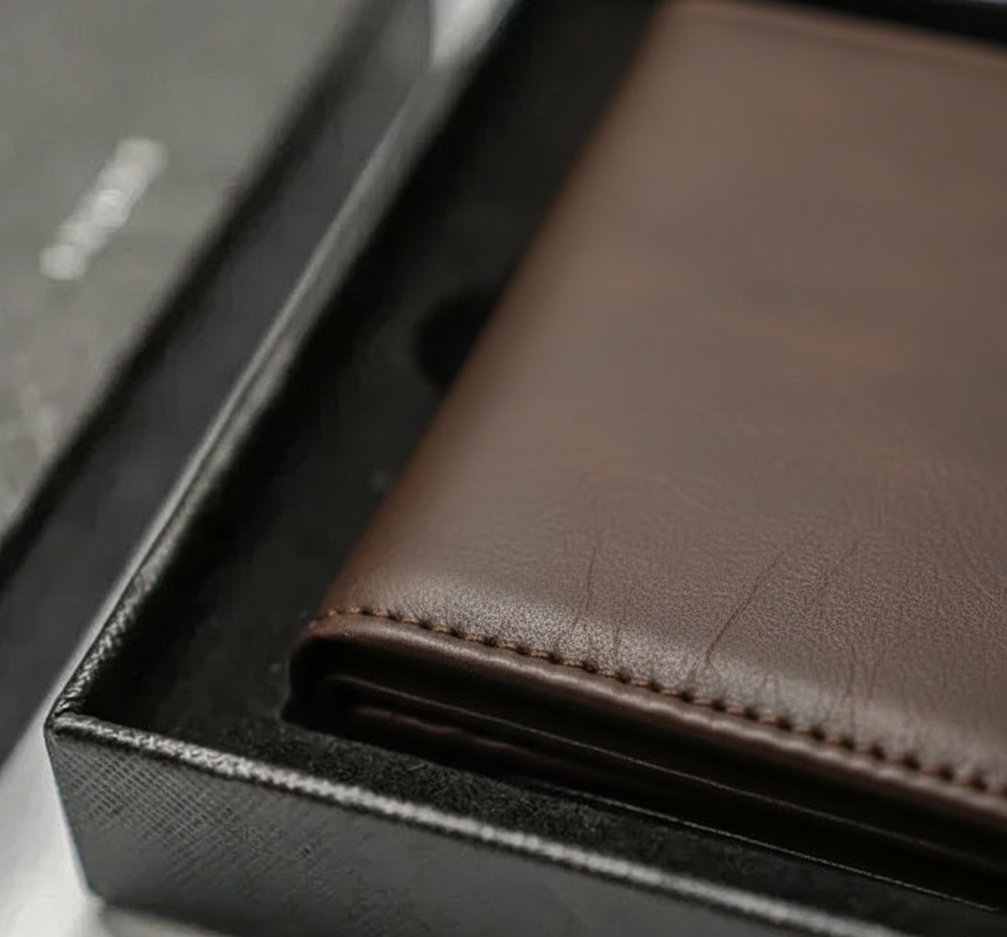 PU Leather Wallet & Pop up card holder