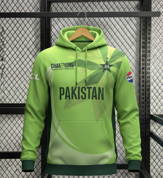 Pakistan Team Hoodie with your Name (sublimation )