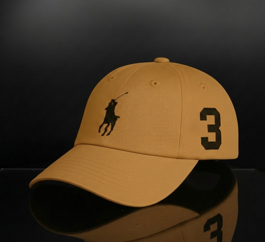Polo Style Baseball Cap (camel)