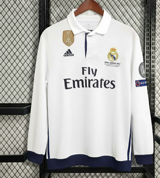 Real madrid-inspired sweatshirt (your name your logo)