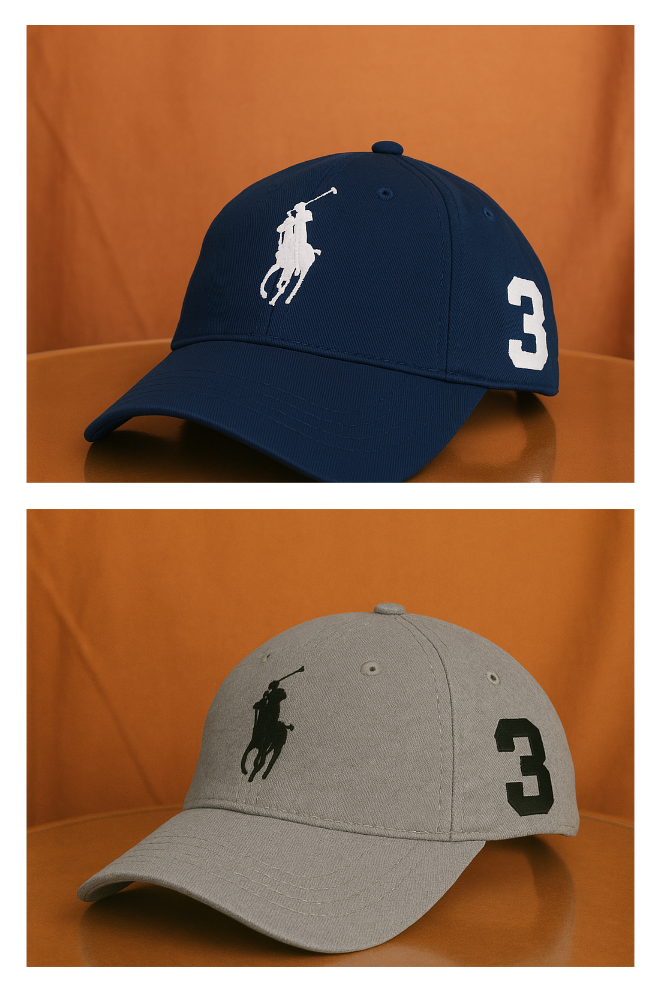 Pack of Two Polo Style Baseball Cap