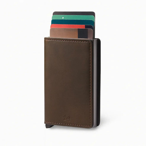 PU Leather Wallet & Pop up card holder